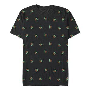 Men's The Mandalorian Baby Yoda Toss Print Graphic Tee Size Large